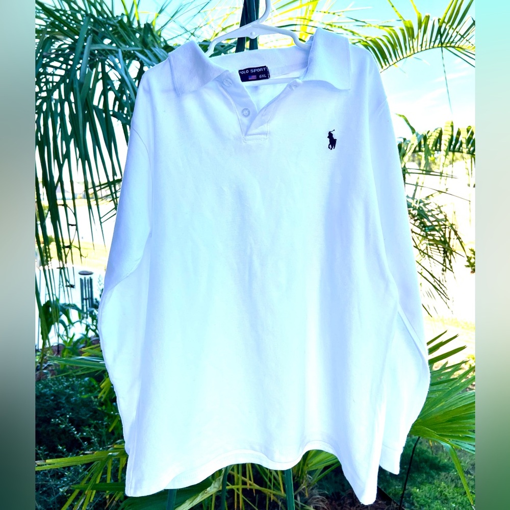 RALPH LAUREN POLO SPORT LONG SLEEVE KNIT SHIRT size 6XL